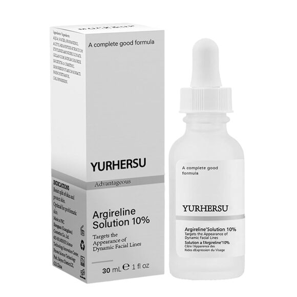 Argireline 10% Anti-Wrinkle Facial Serum Peptide Solution Moisturizing 30ml - Picture 1 of 7